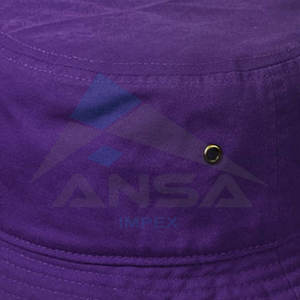 Vente en gros 100% Chapeau seau léger imperméable en coton pour hommes unisexe pliable quatre saisons Style décontracté pour la plage de voyage - Product Image 6