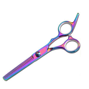 Rasoir professionnel toutes couleurs avec manche personnalisé Ciseaux de coiffeur meilleure coupe de cheveux de barbier meilleure qualité amincissante - Product Image 3