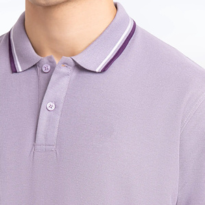 Vêtements de sport pour hommes en coton et polyester, logo brodé personnalisé, écologiques, séchage rapide, respirants, de haute qualité, unis - Product Image 3