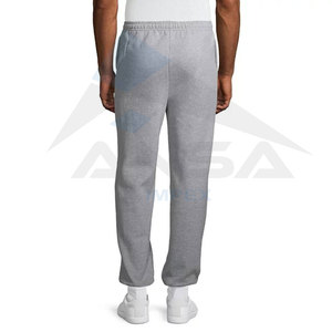 Wholesale Lightweight 100% Cotton Polyester Sweatpants for Men Custom Elastic Bottom Hot Selling Pocketed Design <b>Canvas</b> Fabric - Product Image 5