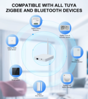 Puente de Control remoto de aplicación de puerta de enlace de comunicación multiprotocolo de malla Bluetooth Zigbee WI-FI para cortina motorizada