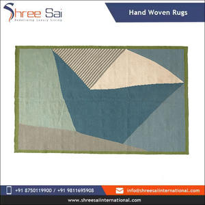 Nouveaux tapis d'intérieur en coton 100% fabriqués à la main en Inde, de forme rectangulaire, tendance, ensemble de tapis brodés, meilleur prix disponible - Product Image 3