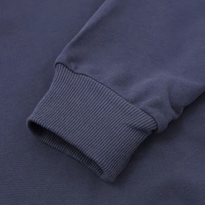 Sudadera con capucha de gran tamaño de lana hecha a medida de alta calidad para hombre con técnica de soplo, peso ligero, nueva llegada, venta de impresión de logotipo personalizado - Product Image 6