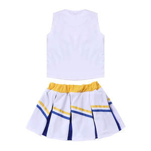 Ropa de Práctica de Sublimación para Chicas Animadoras, Uniformes de Animadoras, Conjunto de Uniforme de Animadoras con Pedrería - Product Image 2