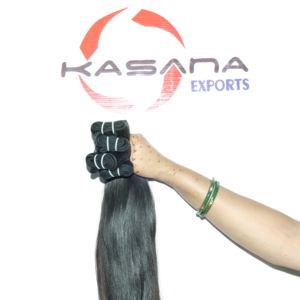 Paquets de cheveux humains vierges non traités bruts 8 pouces cheveux de couleur naturelle femmes noires Style ondulé Vietnames extensions de cheveux humains - Product Image 2