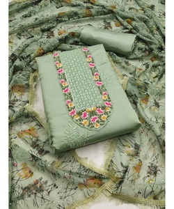 ชุดสูทผ้าฝ้ายมุสลิม2ชิ้นสีดำสำหรับผู้หญิงดีไซน์บูติกผ้าคาราราราสีขาวยาวแบบดั้งเดิม - Product Image 3