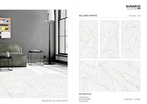 Carreaux de porcelaine mats modernes de luxe 600x1200mm Carreaux de sol muraux intérieurs et extérieurs anti-dérapants classiques Finition polie pour salles de bains - Product Image 5