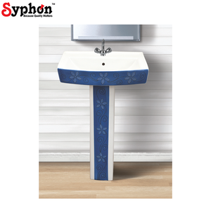 Fournisseur de confiance offrant des lavabos à main de qualité supérieure, au design magnifique, de forme rectangulaire, sur piédestal, pour les acheteurs en gros - Product Image 1