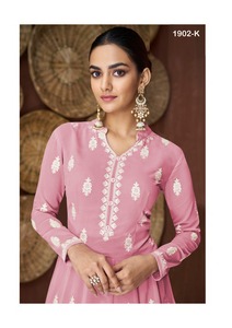 Dernière robe de mariage de créateur, broderie Georgette, travail, longue robe de soirée, robe de fête, pakistan, Anarkali, inde, bas prix - Product Image 5