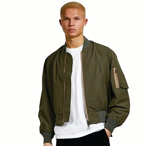 Wholesale Custom Winter Windbreaker Wholesale <b>Men</b> <b>Plus</b> <b>Size</b> <b>Men's</b> <b>Jackets</b> Plain Nylon Satin Bomber <b>Men's</b> <b>Jackets</b> - Product Image 3
