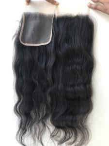 Perruque Lace Closure Hd transparente indienne 5x5, Extension de cheveux humains à cuticules alignées, densité de 50 grammes, prix de gros - Product Image 4