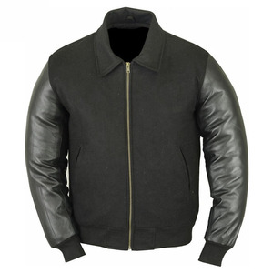 Nouvelle arrivée Veste de baseball pour homme 2025 Personnalisée Rouge vin Coupe ajustée Patchwork Toile Écologique Séchage rapide - Product Image 1