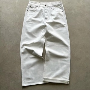 Pantalones Vaqueros Casuales de Pierna Recta y Ancha para Hombre, Estilo Versátil - Product Image 6