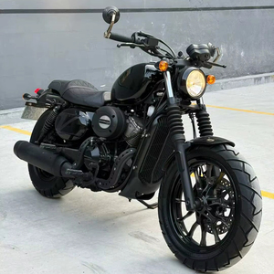 รถมอเตอร์ไซค์วินเทจสไตล์เกาหลี Qingqi1 รุ่นใหม่ ขายดีที่สุด ใช้เครื่องยนต์เบนซินสองสูบ ความเร็วสูงสุด 120 กม./ชม. ความจุ 300 ซีซี - Product Image 1