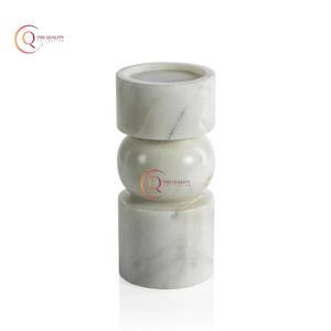 Latest New Handmade Best Quality White <b>Marble</b> Design Unique <b>Candle</b> Jar For Wedding Parties And <b>Candle</b> Light Dinner In Low Price - Product Image 2