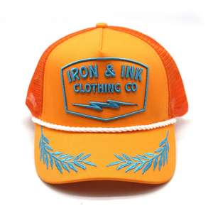 หมวกแก๊ปเบสบอลแบบสแนปแบ็คสั่งทำราคาถูกจากซัพพลายเออร์ปากีสถาน หมวกแก๊ปสแนปแบ็คสีดำคุณภาพดี หมวกแก๊ปเบสบอลแบบทรัคเกอร์ หมวกกีฬาขายส่ง - Product Image 2