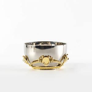 Cuenco de fruta de acero inoxidable de calidad de lujo, accesorios de latón de diseñador, vajilla más vendida, cuenco para servir para eventos - Product Image 4