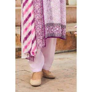 ชุดผ้าชีฟองพิมพ์ลาย 3 ชิ้น พร้อมงานปัก สำหรับใส่ทุกวัน รุ่น CL-52691 B - Product Image 4