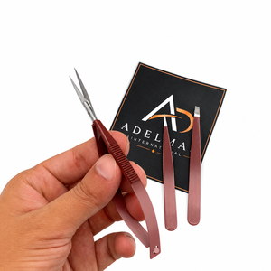 Ensemble de pinces à sourcils en acier inoxydable, pointues et inclinées, instruments de beauté sur mesure, outils de salon réutilisables - Product Image 6