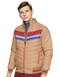 Veste bombardier d'hiver respirante pour hommes 100% Laine matelassée Doudoune à manches longues Longueur standard Veste Monsoon - Product Image 1