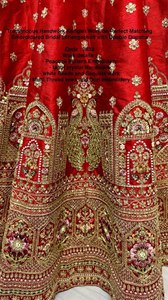 Diseñador Nupcial Lehenga Choli Con Doble Dupatta - Product Image 4