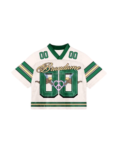 Tissu éponge, vêtements de sport de football américain, impression par transfert thermique, 100% polyester, chemises prêtes à être expédiées, jersey cousu de la meilleure qualité - Product Image 5