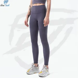 2023 moda Ass tayt koşu için gri kız seksi dayanıklı grafen kadınlar özel legging Lady tayt yüksek bel pantolon