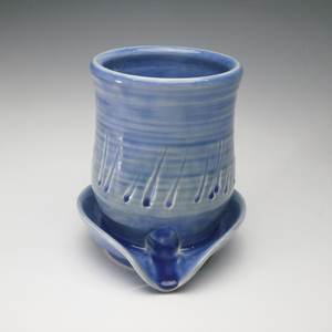 Handmade Eco-Friendly Ceramic Spoon Rest | Large Capacity Dishwasher <b>Oven</b> Safe Kitchen Utensil Holder | Elegant <b>Countertop</b> - Product Image 2