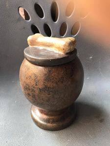 Urna para Recuerdos de Bebés y Portavelas para Funerales, Piedra Natural, Tono Cálido, Decoración para el Hogar, Portavelas, Urnas - Product Image 4