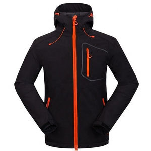 Chaqueta Softshell de lona duradera, cómoda y ligera para hombre, transpirable, para deportes al aire libre, senderismo, ropa informal, cuello con capucha - Product Image 6