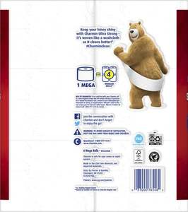 Papier toilette CharminUltra Strong, 6 méga rouleaux, 286 feuilles par rouleau - Product Image 5