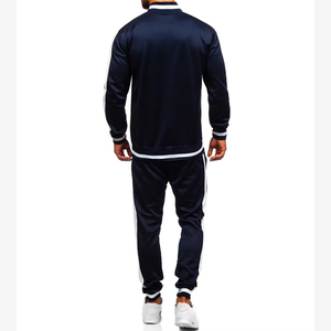 Chándal deportivo moderno para hombre, versátil, con cremallera y pantalones, conjunto de ropa deportiva cómoda, ideal para ropa de gimnasio - Product Image 3