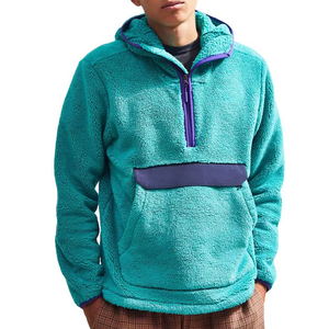 Plus Size Quick Dry Breathable <b>Men</b> <b>Sherpa</b> <b>Fleece</b> Hoodies Streetwear <b>Men's</b> Heavyweight Slim Fit <b>Sherpa</b> Hoodie - Product Image 1