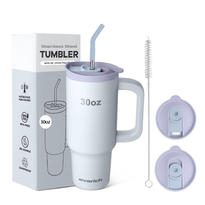 Tumbler Isolato Sottovuoto Classico Everich in Acciaio Inox da 30 Once, Ecologico, Grande Capacità <span class=keywords><strong>e</strong></span> <span class=keywords><strong>Facile</strong></span> da Trasportare. - Product Image 1