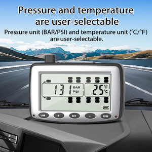 ระบบตรวจสอบแรงดันลมยางรถพ่วงคุณภาพสูง 22 เซ็นเซอร์ 6 โหมดแจ้งเตือนสำหรับรถบรรทุกหนัก - Product Image 4