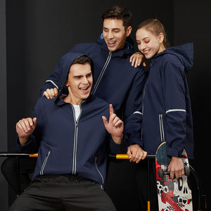 Logo personnalisé vestes légères pour hommes pleine fermeture éclair polaire casual extérieur hiver doux manteaux avec poches fermeture éclair veste - Product Image 2