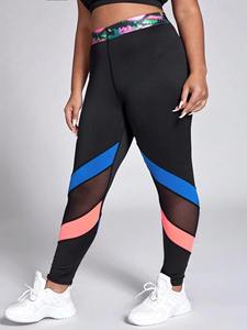 High Quality Women's Yoga Leggings Custom Made Gym & Fitness Pants High Elastic Waist Stretchy Workout Leggings - Product Image 2