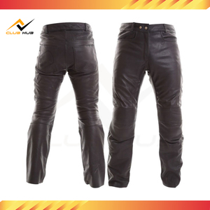 Pantalones de Cuero para Motociclismo de Invierno de Alto Rendimiento, Forro Transpirable, Costuras Resistentes, Personalizables para la Seguridad del Motociclista - Product Image 6