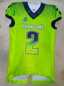 เสื้อฟุตบอลสไตล์อเมริกันแบบปรับแต่งได้เสื้อแห้งเร็วพร้อมคุณสมบัติระบายอากาศสไตล์ใหม่ - Product Image 2