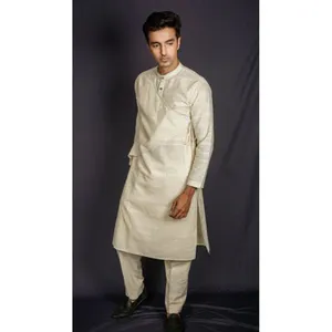 Bài hát của thiên nhiên dài kurta mát mẻ, sang trọng lấy cảm hứng từ trái đất cho sự thoải mái hàng ngày và phong cách vượt thời gian - Product Image 2