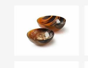 BPA ฟรีถ้วยฮอร์นที่ทำด้วยมือเป็นมิตรกับสิ่งแวดล้อมผิวเรียบเนียนสดใสการให้บริการที่สมบูรณ์แบบ/ของวางกลางโต๊ะสำหรับทันสมัย - Product Image 1