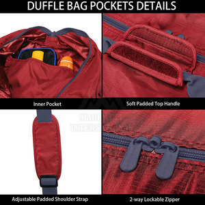 Bolsa de deporte de viaje grande de tendencia 2025, bolsa de lona impermeable personalizada, nuevo diseño deportivo - Product Image 3