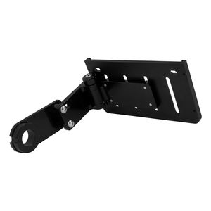 Soporte plegable para matrícula de motocicleta HCMOTORKU, soporte de montaje lateral trasero para Harley <span class=keywords><strong>Softail</strong></span> Fat Boy Breakout Low Rider 18-Up - Product Image 3