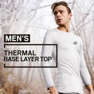 Chemises de compression pour hommes à manches longues de couleur unie avec logo personnalisé, respirantes, légères, coupe ajustée, grandes tailles disponibles - Product Image 3