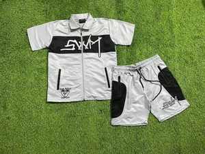 Conjunto de pantalones cortos de 2 piezas para hombre de alta calidad, conjuntos cortos para hombre, chándal informal, camiseta de manga corta y conjunto de pantalones cortos - Product Image 4