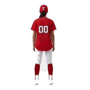 Uniforme de baseball pour femmes, design unique fabriqué en usine, logo personnalisé, uniformes de baseball pour femmes - Product Image 2