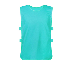 เสื้อฟุตบอลแขนกุดเสื้อกั๊กตาข่ายโพลีเอสเตอร์เสื้อ100% สำหรับฝึกฟุตบอลแบบใส่กลับด้านได้ - Product Image 2