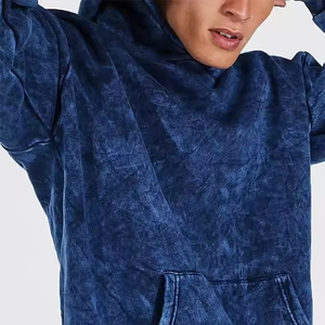 Sweat-shirts et sweats à capuche en coton de haute qualité, personnalisés, en molleton, délavés à l'acide, effet délavé au soleil, respirants, sweats à capuche d'hiver pour hommes et femmes, à porter au quotidien - Product Image 3