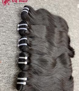 ผมเวอร์จินเวียดนามแบบขายส่ง มัดเป็นช่อ 100% ผมแท้ธรรมชาติ ตรง เกรดดับเบิ้ลเวฟท์ เนื้อนุ่มลื่น คุณภาพดีที่สุด - Product Image 3