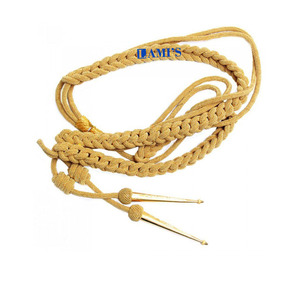 Cordon d'épaule uniforme de cérémonie Aiguillette de fil de lingot d'or de haute qualité pour une utilisation en extérieur - Product Image 1
